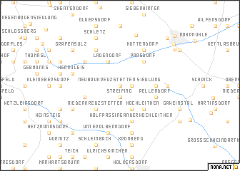 map of Siedlung Neubau-Kreuzstetten